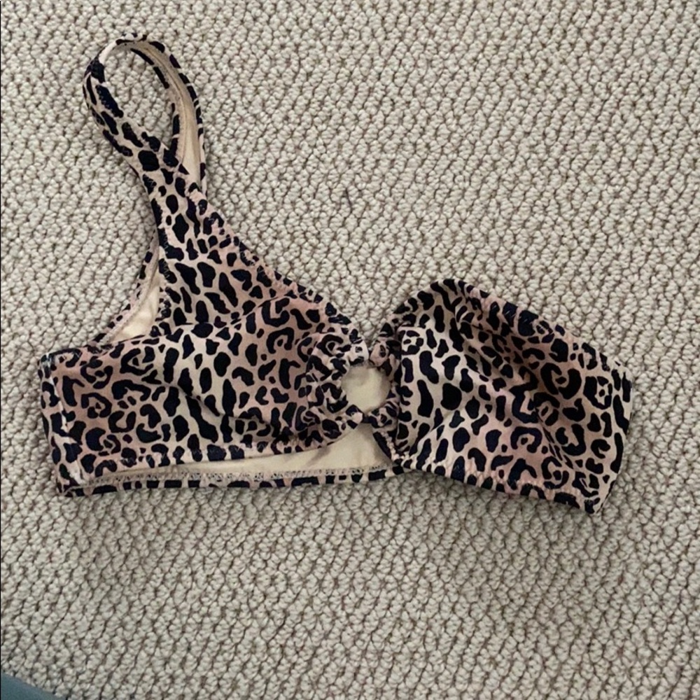 PAC Sun Leopard one shoulder bikini top